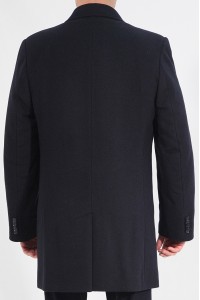 Чёрное мужское зимнее пальто 826 (LEONARDO-1876)