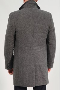 Серое мужское зимнее пальто 877 (JENNI-1876)